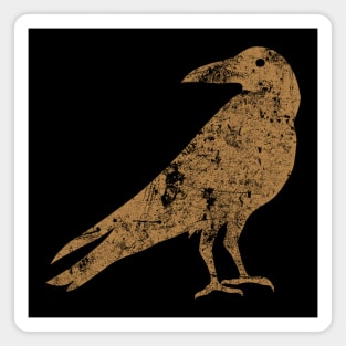 Shadow Crow Halloween Magnet